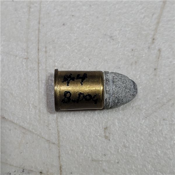 44 British Bulldog  Cartridge & 1  45 Webley Cartridge Collectible