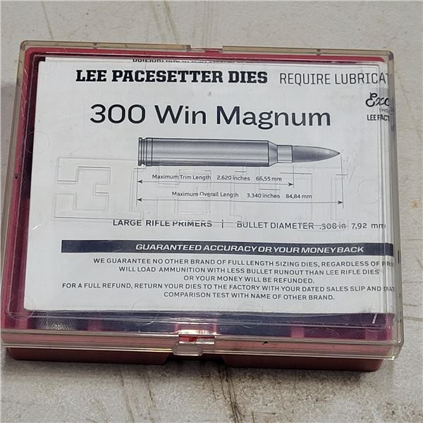 300 Winchester Magnum Lee Reloading Die Set