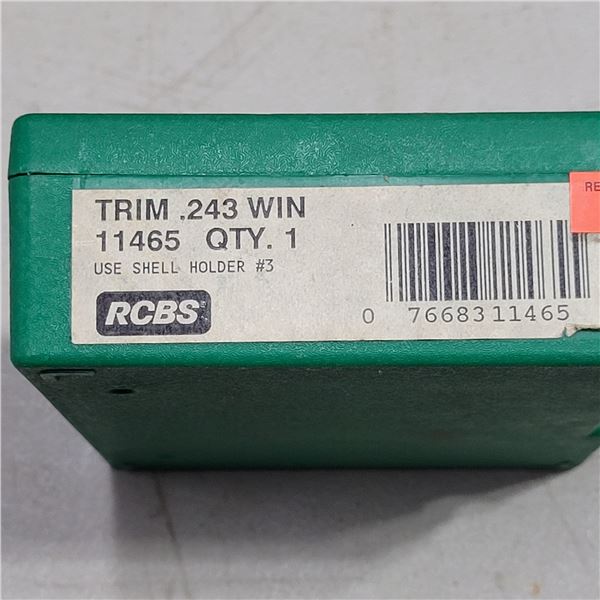 243 Win.  RCBS Trim Die