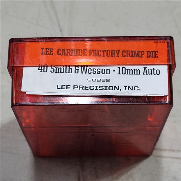 40 S&W or 10mm Auto Lee Trim Die