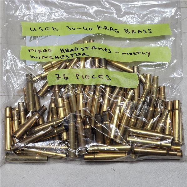 30-40 Krag with Mixed Headstamp, Mostly Winchester