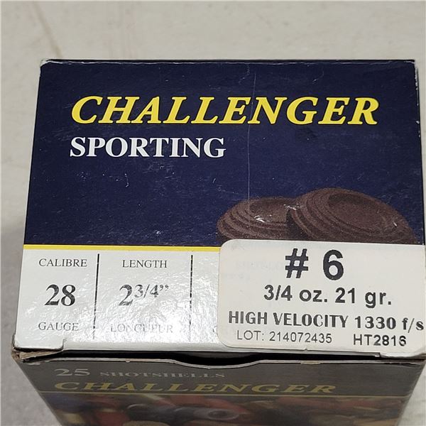 28Ga #9 Challenger Lead Shotshells
