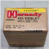 Image 1 : 455 Webley Mk II 265gr  Factory  Hornady Cartridges