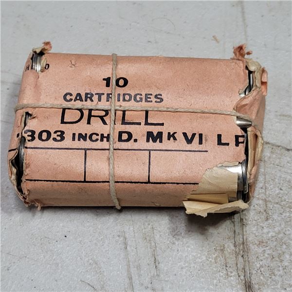 .303 British Mk VI Blank Drill Ammo