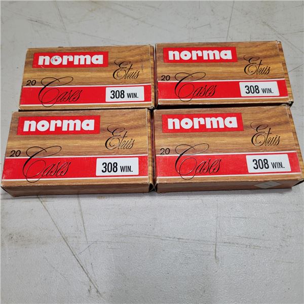.308 Win Norma New Unprimed Brass