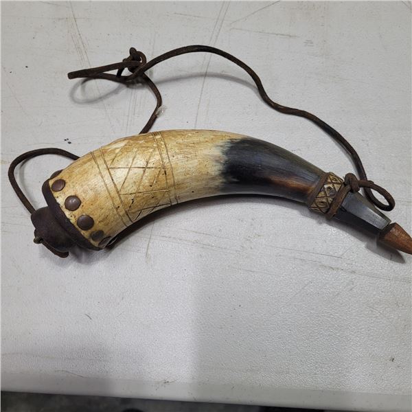 Vintage Powder Horn