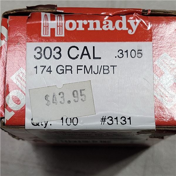.303 174gr Hornady Bullets 79 Pieces