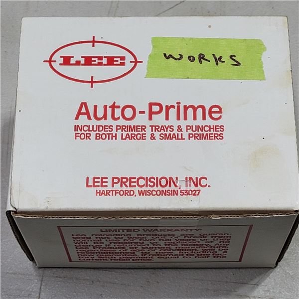 Lee Auto Prime Hand Primer