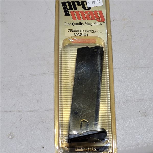 .45 ACP Caspian Widebody 10Rd Magazine