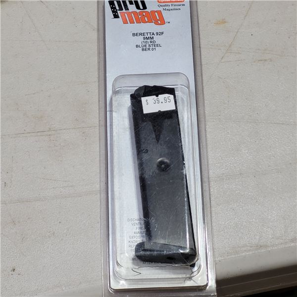 9mm Beretta Pro Mag 10 Round Magazine