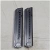 Image 1 : Matched Pair of Luger P-08 Police Marked Magazines stamped Eagle C