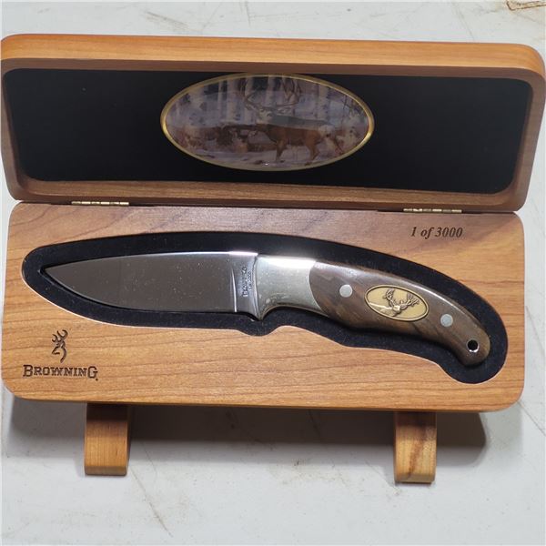 Browning Model 31  1of 3000 Knife & Wooden Case
