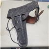 Image 1 : Revolver Holster with Extensive Leatherwork.