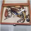Image 1 : Case of Vintage Fishing Lures