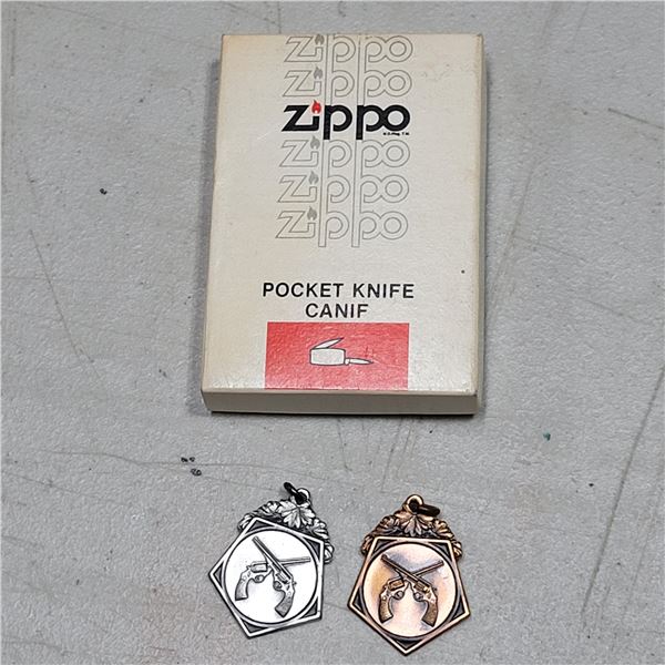 Zippo Advertising Knife & Handgun Key Chains