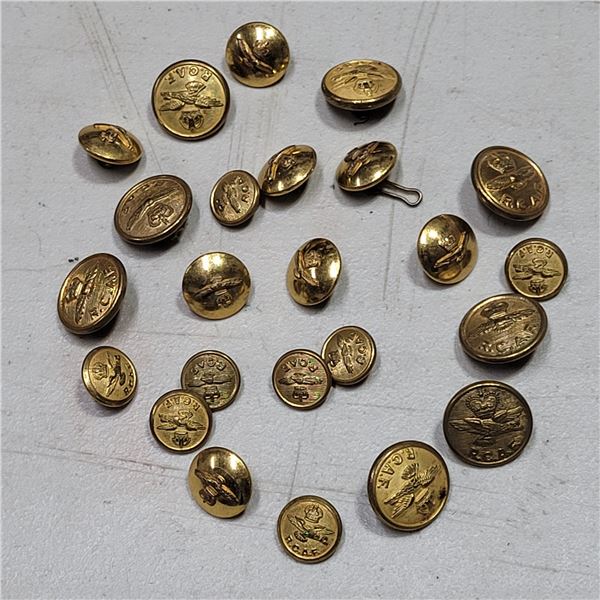 RCAF Uniform Buttons