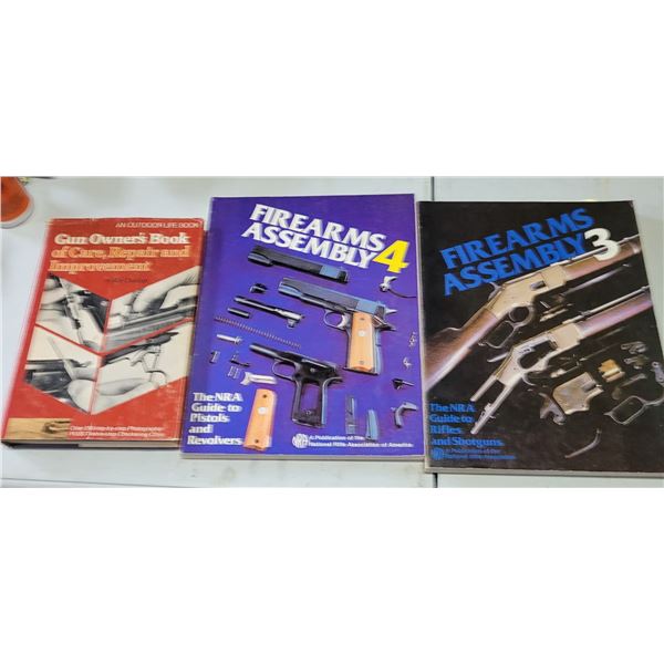 3 Gunsmithing & Disassembly Books