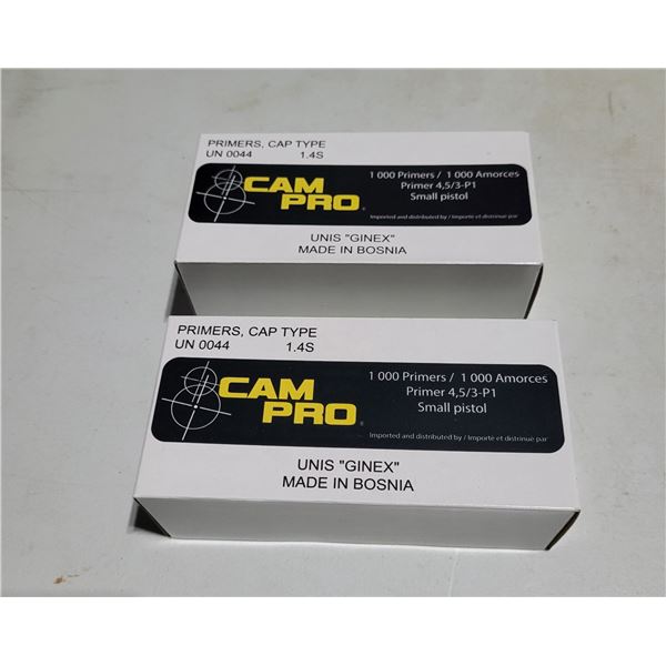 2000 Cam Pro Small Pistol Primers
