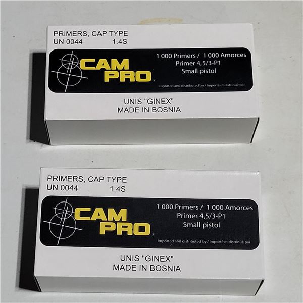 2000 Cam Pro Small Pistol Primers