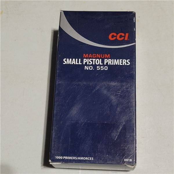 1000 CCI Small Pistol Primers
