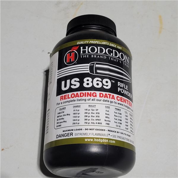 Hodgdon US 869 Powder  1LB