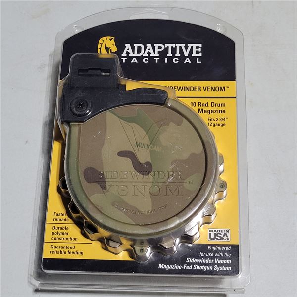 Sidewinder Venom 10 Rd Drum 12ga 2 3/4" Magazine