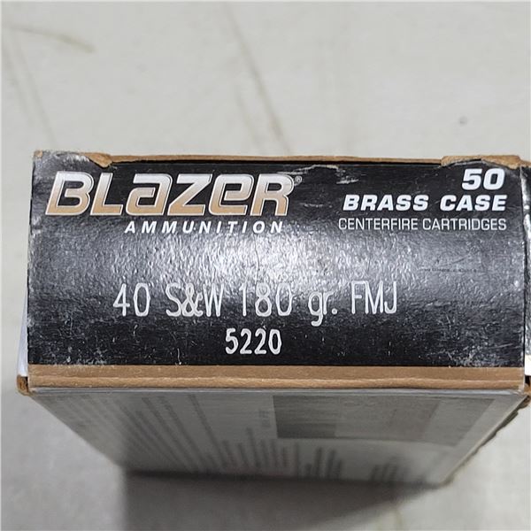 .40 S&W 180gr Factory Blazer Loads