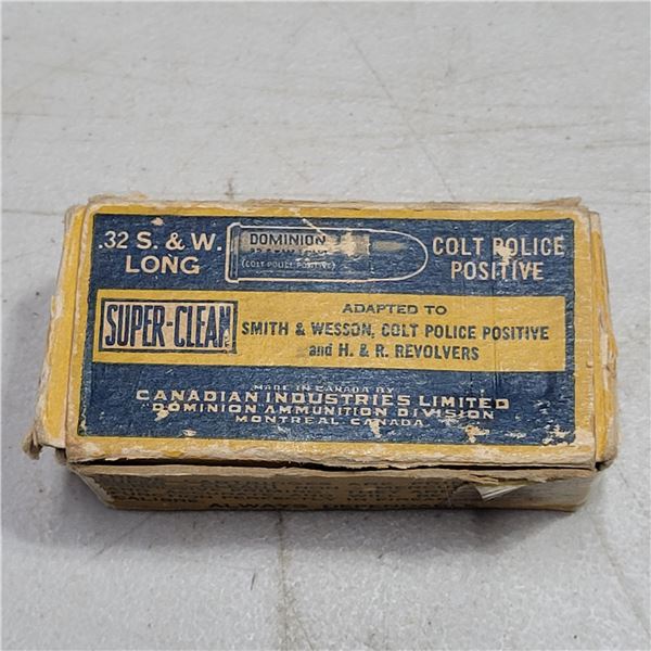 38 S&W Long Factory Dominion  Collector Ammo