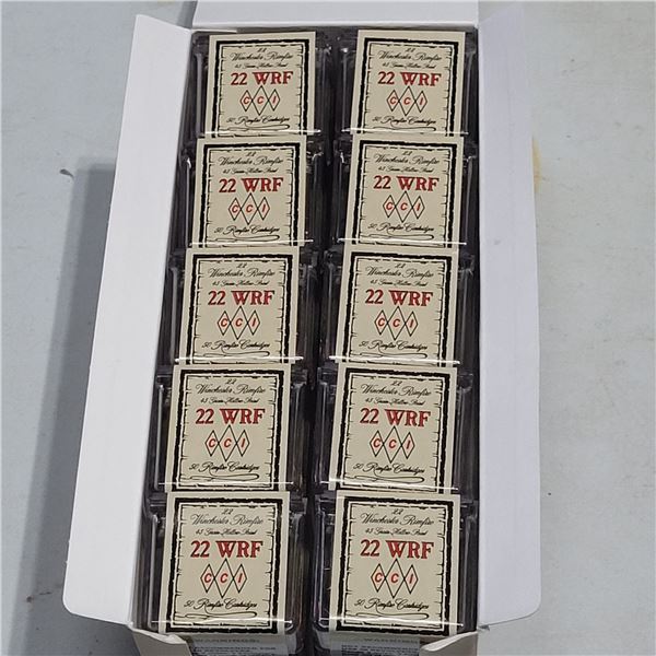 .22WRF  CCI  Factory Ammo 1000 Rounds