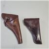 Image 2 : 2 Revolver Holsters - 1 WWII Webley Holster