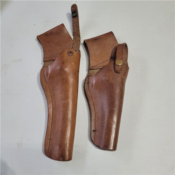 2 Leather right hand Holsters