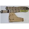 Image 2 : WWll Canvas Holster - Fits a Webley lV of #2 Enfield Revolver & Belt
