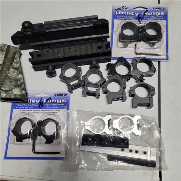 Misc Rails, Bases & Rings including AR Rail