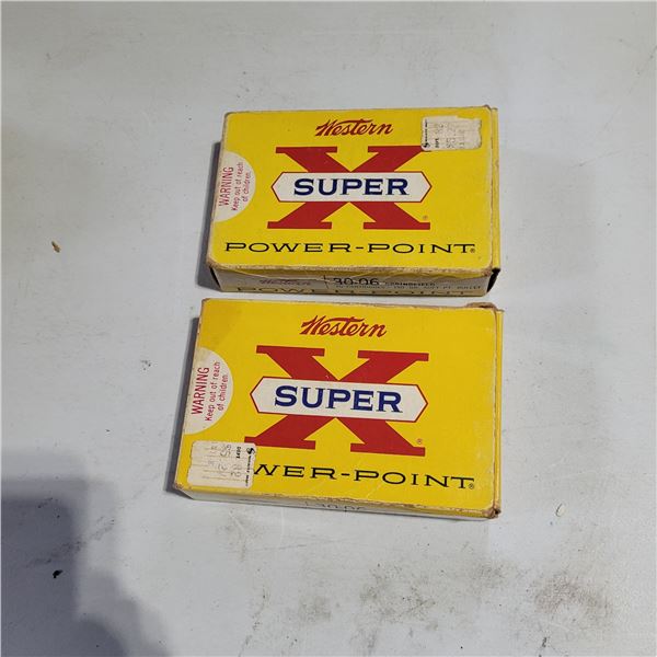 30-06 150gr Factory Winchester Western Ammo 40 Cartridges