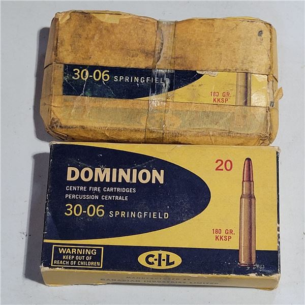 30-06 180gr Factory Dominion Ammo 40 Rounds