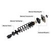 Image 3 : 171340L Monroe Quick-Strut Complete Strut Assembly - MSRP $182.99 for Honda Civic 2001-2005