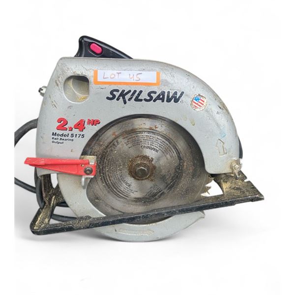 Skilsaw 2.4hp 5175 7-1/4" circular saw