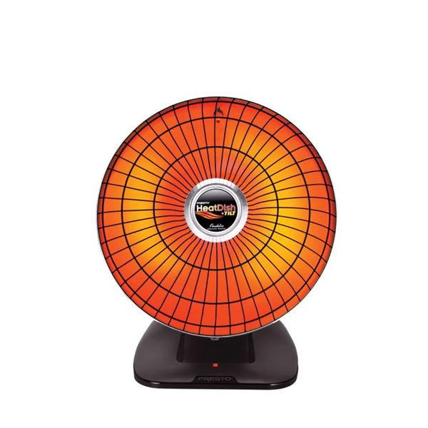 Presto Heat Dish + Tilt parabolic electric heater (like new)
