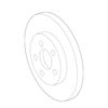 Image 2 : 2008-2017 Dodge, Ram, Chrysler Rotor - Mopar (4779783AB)