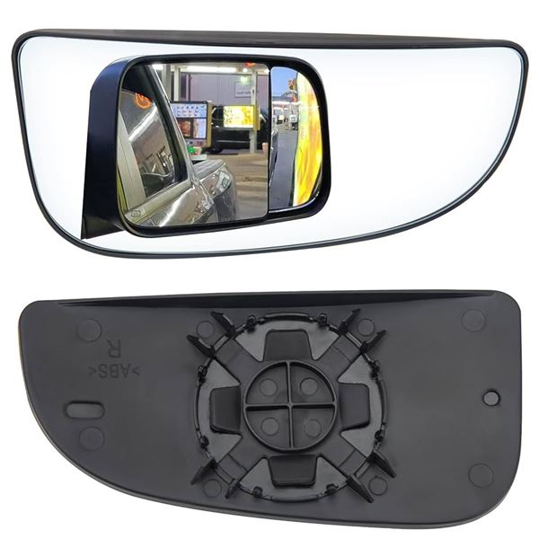 2010-2024 Ram, Dodge Spotter Mirror Replacement Glass, Right - Mopar (68067730AA) - MSRP $80.75 USD