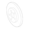 Image 2 : 2008-2016 Dodge, Chrysler, Ram Brake Rotor - Mopar (4779783AB) - MSRP $126 USD