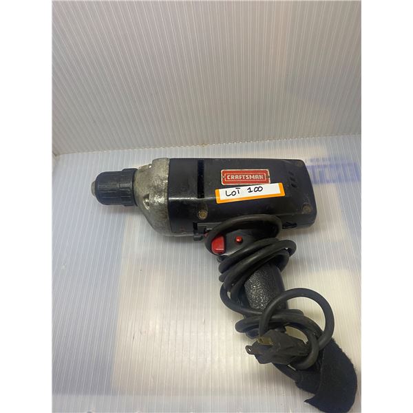 Craftsman Sears 3/8" reversible electric drill