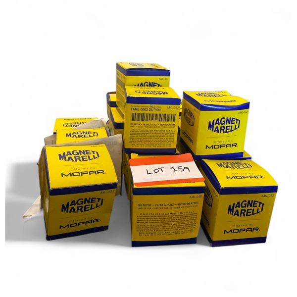 Group of assorted Magneti Marelli oil filters (new in boxes)