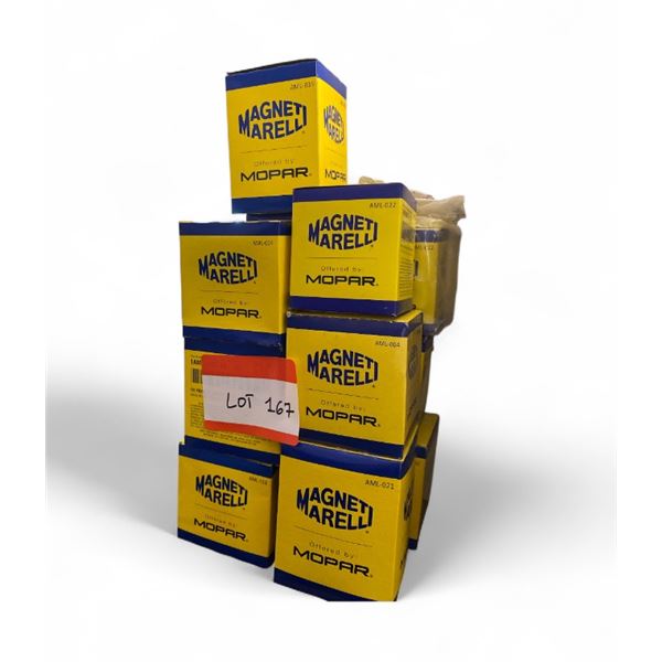 Group of assorted Magneti Marelli oil filters (new in boxes)