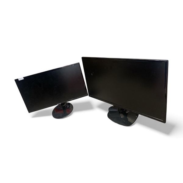 2 monitors - Samsung 24" & LG 27"