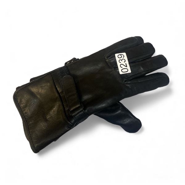 Pair of motorcycle leather gloves XXL