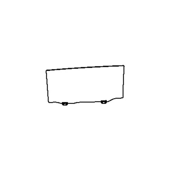 2008-2020 Dodge Caravan Sliding Door Glass, Left - Mopar (5109819AC) - MSRP $372 USD