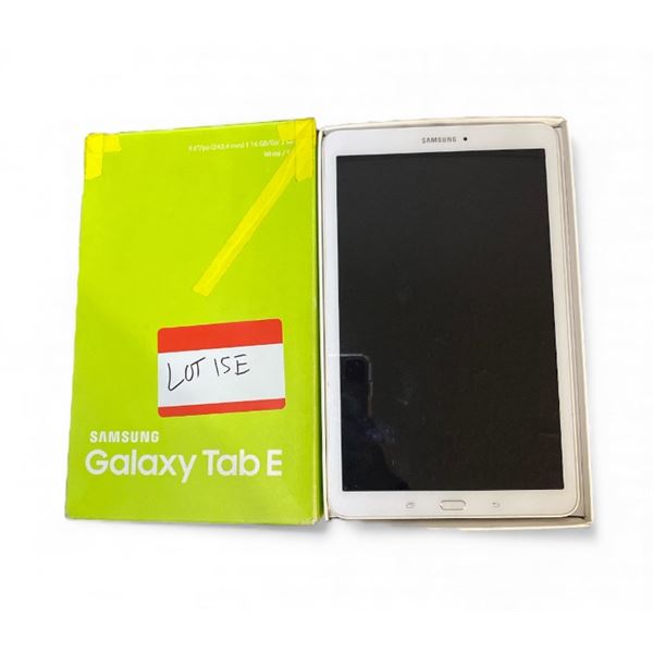 Samsung Galaxy Tab E - White, 16GB