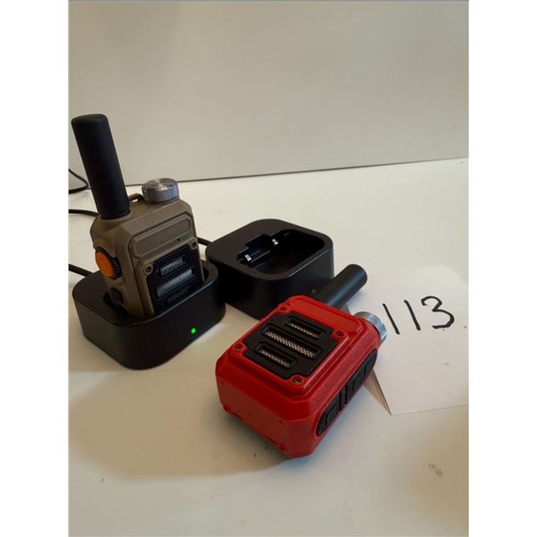 2 New Waterproof & Shock Resistant Walkie-Takies Long Range. Rechargeable Walkie-Takies with long Ba