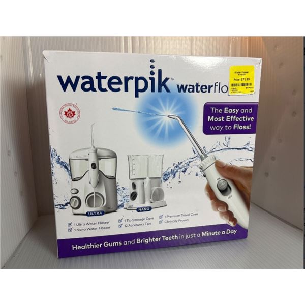 Waterpik waterflosser with ultra & nano flosser